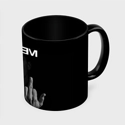 Кружка 3D EMINEM, цвет: 3D-белый + черный