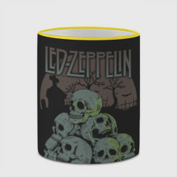Кружка 3D Led Zeppelin, цвет: 3D-желтый кант — фото 2