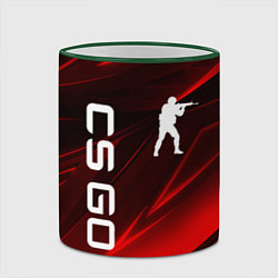 Кружка 3D CS GO, цвет: 3D-зеленый кант — фото 2