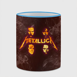 Кружка 3D Metallica, цвет: 3D-небесно-голубой кант — фото 2