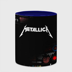 Кружка 3D Metallica, цвет: 3D-белый + синий — фото 2