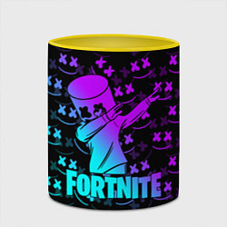 Кружка 3D FORTNITE X MARSHMELLO, цвет: 3D-белый + желтый — фото 2