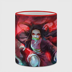 Кружка 3D KIMETSU NO YAIBA, цвет: 3D-красный кант — фото 2