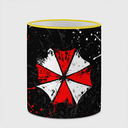 Кружка 3D RESIDENT EVIL UMBRELLA, цвет: 3D-желтый кант — фото 2