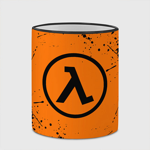 Кружка цветная HALF-LIFE / 3D-Черный кант – фото 2