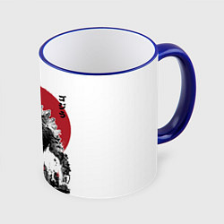 Кружка 3D GODZILLA, цвет: 3D-синий кант