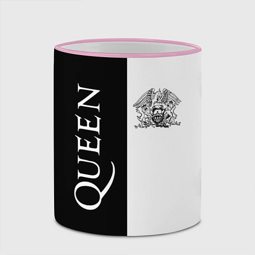 Кружка цветная Queen / 3D-Розовый кант – фото 2
