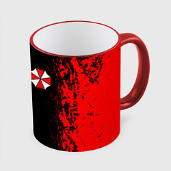 Кружка 3D RESIDENT EVIL UMBRELLA, цвет: 3D-красный кант