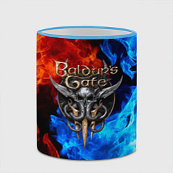 Кружка 3D BALDURS GATE, цвет: 3D-небесно-голубой кант — фото 2