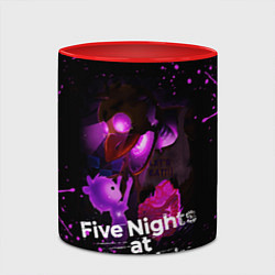 Кружка 3D FIVE NIGHTS AT FREDDYS, цвет: 3D-белый + красный — фото 2