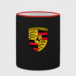 Кружка 3D PORSCHE, цвет: 3D-красный кант — фото 2
