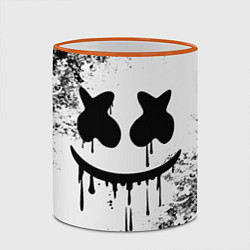 Кружка 3D Marshmello, цвет: 3D-оранжевый кант — фото 2