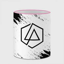 Кружка 3D LINKIN PARK, цвет: 3D-розовый кант — фото 2