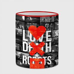 Кружка 3D LOVE DEATH ROBOTS LDR, цвет: 3D-красный кант — фото 2