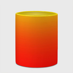 Кружка 3D Оранж, цвет: 3D-белый + желтый — фото 2
