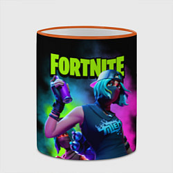 Кружка 3D FORTNITE, цвет: 3D-оранжевый кант — фото 2