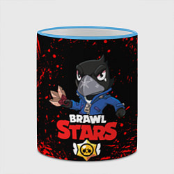 Кружка 3D BRAWL STARS CROW, цвет: 3D-небесно-голубой кант — фото 2