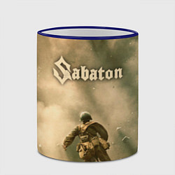 Кружка 3D Sabaton, цвет: 3D-синий кант — фото 2
