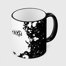 Кружка 3D Кукрыниксы Лого, цвет: 3D-черный кант