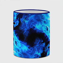 Кружка 3D СИНИЙ ОГОНЬ, цвет: 3D-синий кант — фото 2