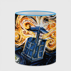 Кружка 3D Van Gogh Tardis, цвет: 3D-небесно-голубой кант — фото 2