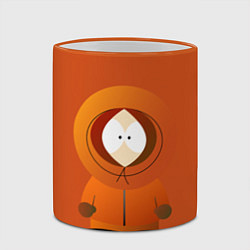 Кружка 3D ЮЖНЫЙ ПАРК, цвет: 3D-оранжевый кант — фото 2