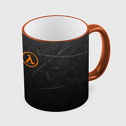 Кружка 3D HALF-LIFE, цвет: 3D-оранжевый кант