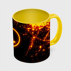 Кружка 3D HALF-LIFE 3, цвет: 3D-белый + желтый