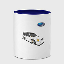 Кружка 3D SUBARU, цвет: 3D-белый + синий — фото 2