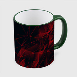 Кружка 3D RED STRIPES, цвет: 3D-зеленый кант