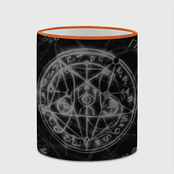 Кружка 3D ПЕНТАГРАММА,, цвет: 3D-оранжевый кант — фото 2