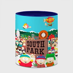 Кружка 3D South Park, цвет: 3D-белый + синий — фото 2