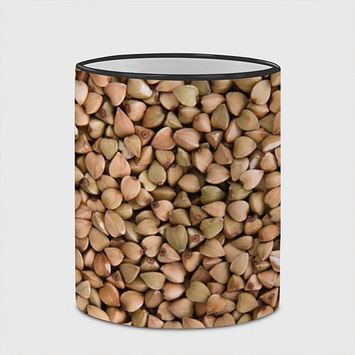 Кружка цветная Гречка Греча / 3D-Черный кант – фото 2