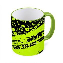 Кружка 3D Roblox, цвет: 3D-светло-зеленый кант