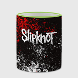 Кружка 3D SLIPKNOT, цвет: 3D-светло-зеленый кант — фото 2