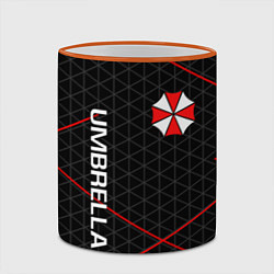 Кружка 3D UMBRELLA CORP, цвет: 3D-оранжевый кант — фото 2