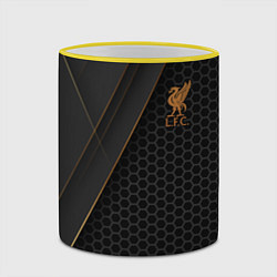 Кружка 3D Liverpool FC, цвет: 3D-желтый кант — фото 2