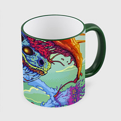 Кружка 3D HYPERBEAST, цвет: 3D-зеленый кант