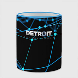 Кружка 3D Detroit:Become Human, цвет: 3D-небесно-голубой кант — фото 2