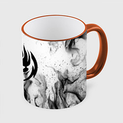 Кружка 3D THE OFFSPRING, цвет: 3D-оранжевый кант