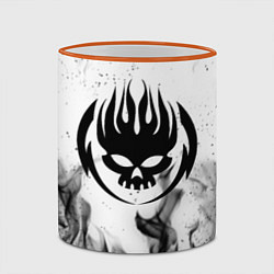 Кружка 3D THE OFFSPRING, цвет: 3D-оранжевый кант — фото 2