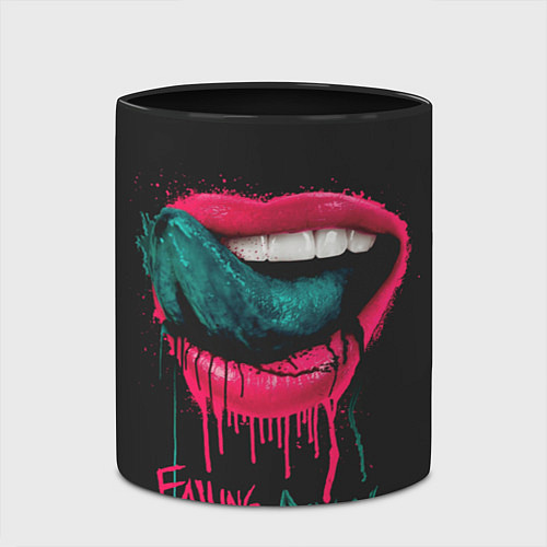Кружка цветная Falling in Reverse / 3D-Белый + черный – фото 2