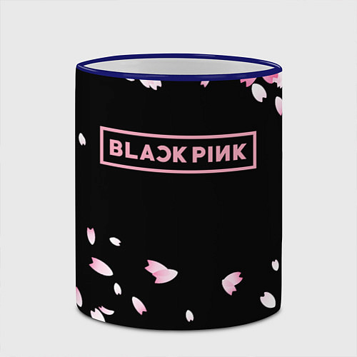 Кружка цветная BLACKPINK / 3D-Синий кант – фото 2