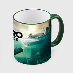 Кружка 3D METRO EXODUS, цвет: 3D-зеленый кант