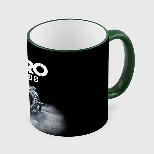 Кружка цветная METRO EXODUS / 3D-Зеленый кант – фото 1