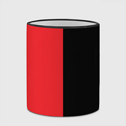Кружка 3D BLACK RED, цвет: 3D-черный кант — фото 2
