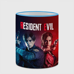 Кружка 3D Resident Evil 2, цвет: 3D-небесно-голубой кант — фото 2