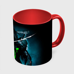 Кружка 3D PREDATOR, цвет: 3D-белый + красный