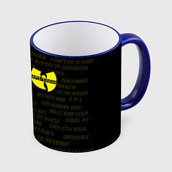 Кружка 3D WU-TANG CLAN, цвет: 3D-синий кант