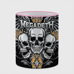 Кружка 3D Megadeth, цвет: 3D-розовый кант — фото 2
